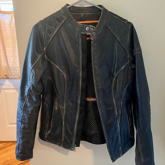 Custom Bilt Leather Motorcycle Jacket - Brand New - Picture 2 of 2